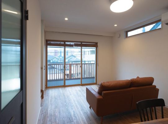 キッチンからみたリビング