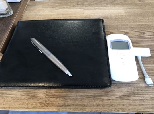 Guest list and thermometer
